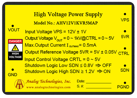 DIP Package High Voltage Power Supply