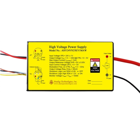 High Voltage Power Supply AHV24VN25KV1MAW