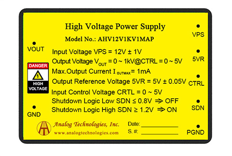 High Voltage Power Supply