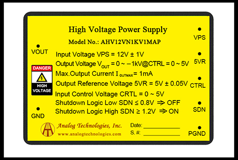 High Voltage Power Supply