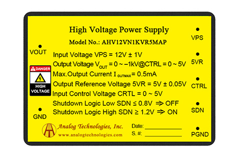 High Voltage Power Supply