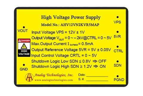 High Voltage Power Supply