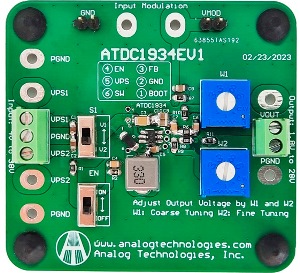 Evaluation Board for Step-down DC/DC Converter ATDC1934