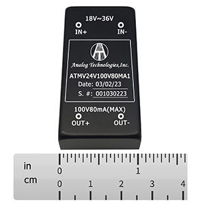 8W Isolated DC-DC Power Module ATMV24V100V80MA1